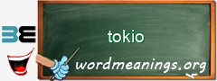 WordMeaning blackboard for tokio